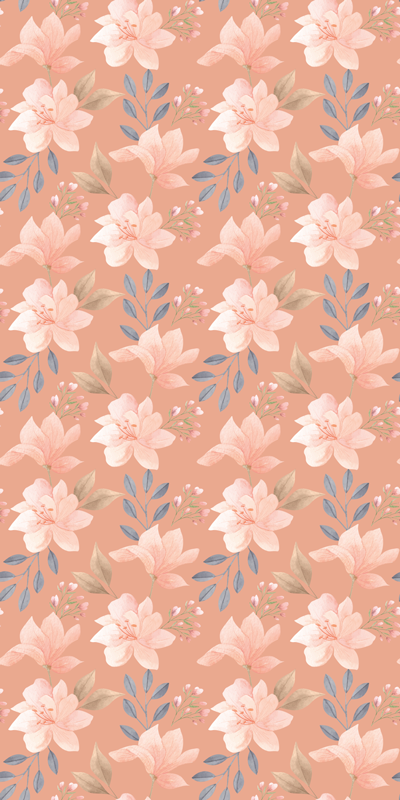 Yatak odası pvc halı - Çiçek desenli blossom - TenStickers