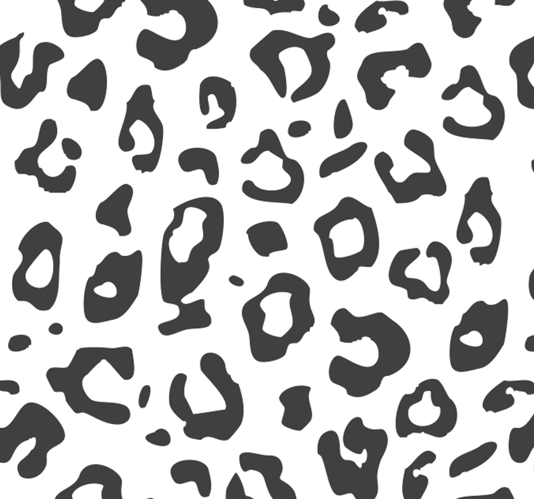 Hayvan baskı pvc halı siyah leopar - TenStickers