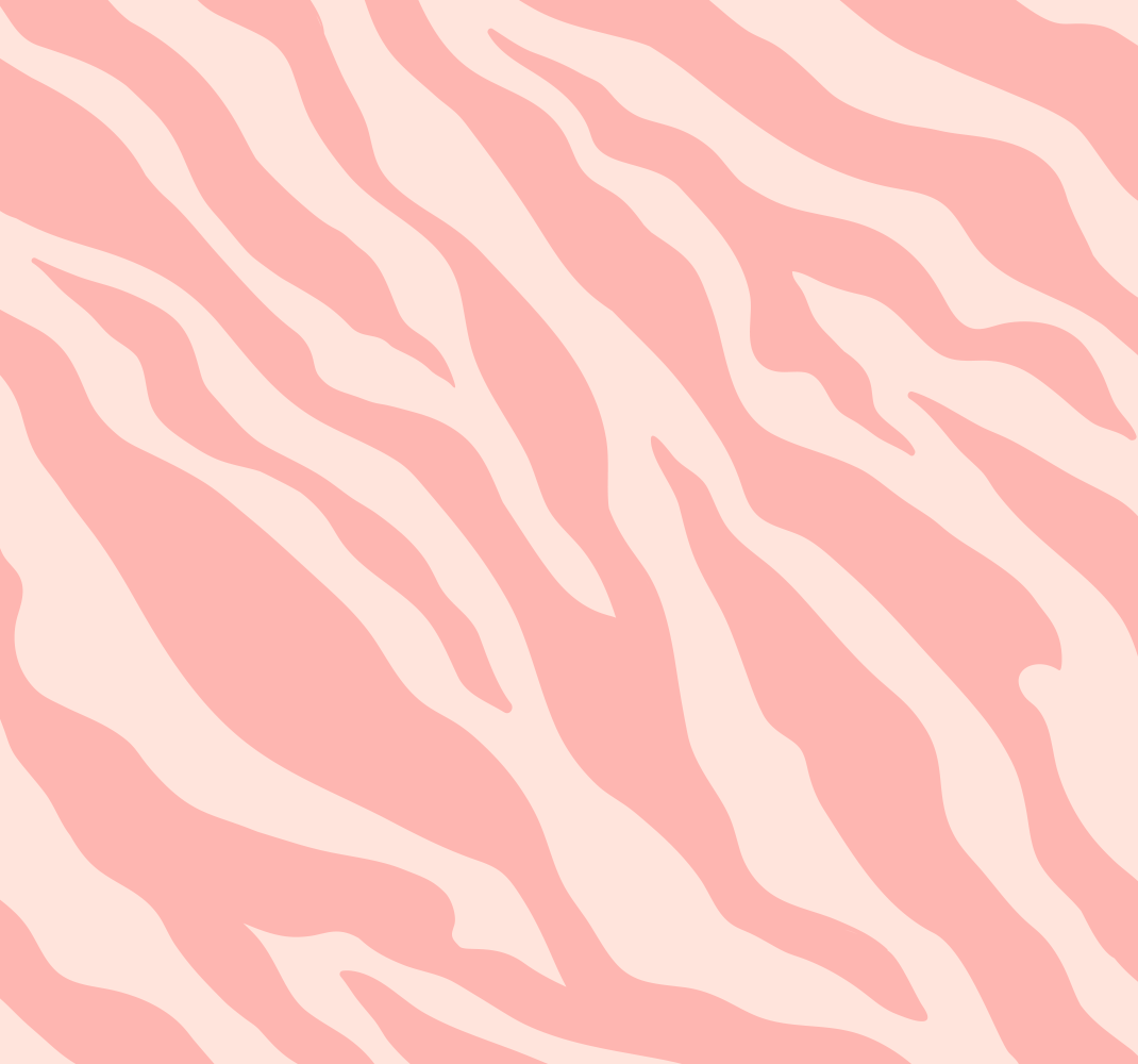 Hayvan baskı pvc halı pembe zebra deseni - TenStickers