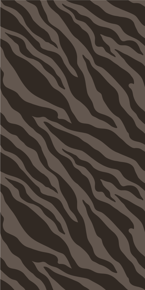 Hayvan baskı pvc halı siyah zebra deseni - TenStickers