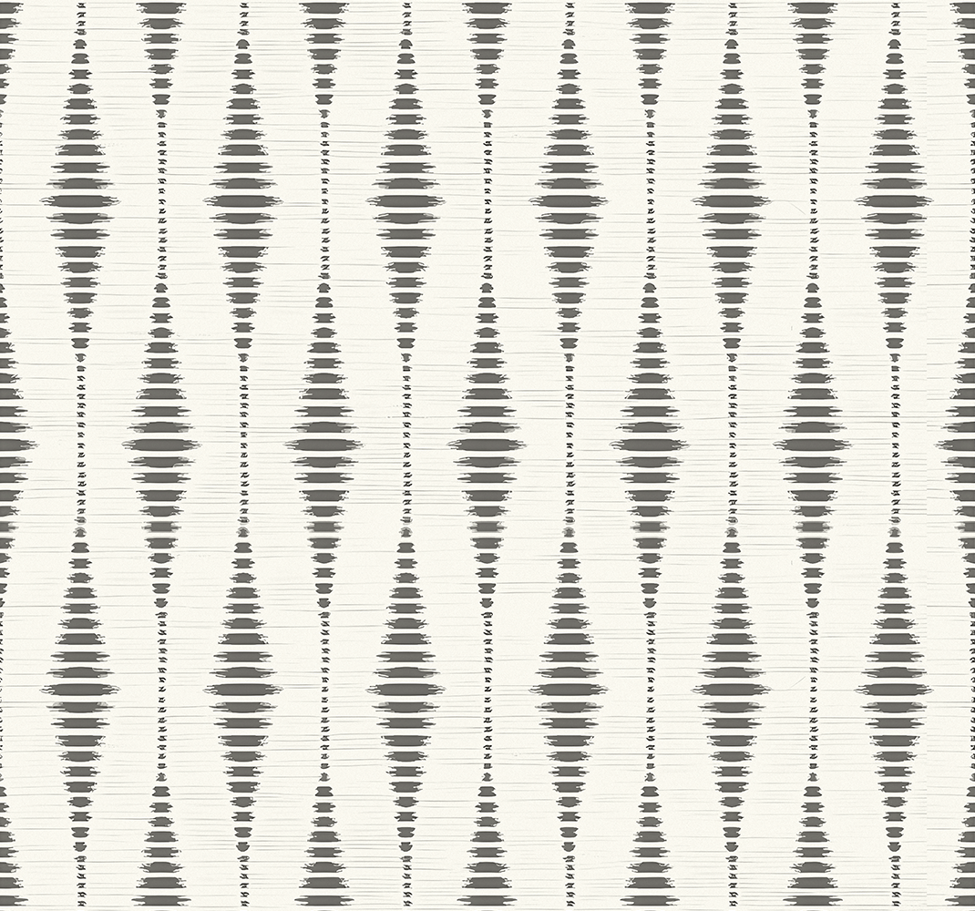Geometrik pvc halı rabaul ikat gri ve bej - TenStickers