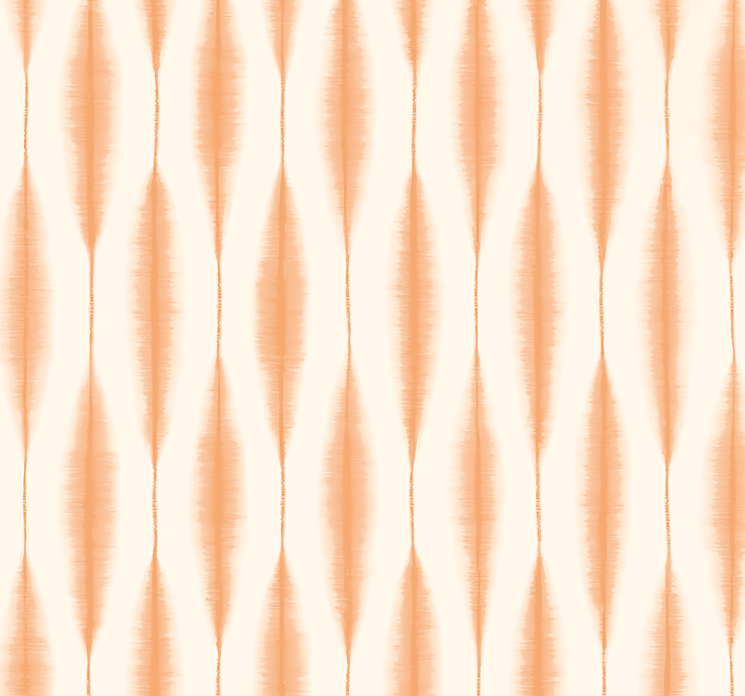 Geometrik pvc halı "ikat kasuri" turuncu - TenStickers