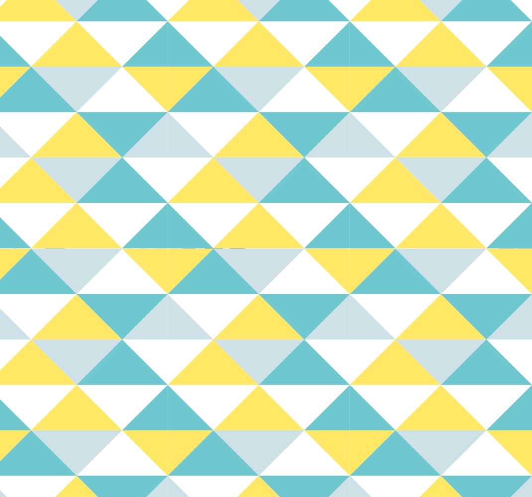 Geometrik pvc halı - sarı ve mavi tonlarında geometrik desen - TenStickers