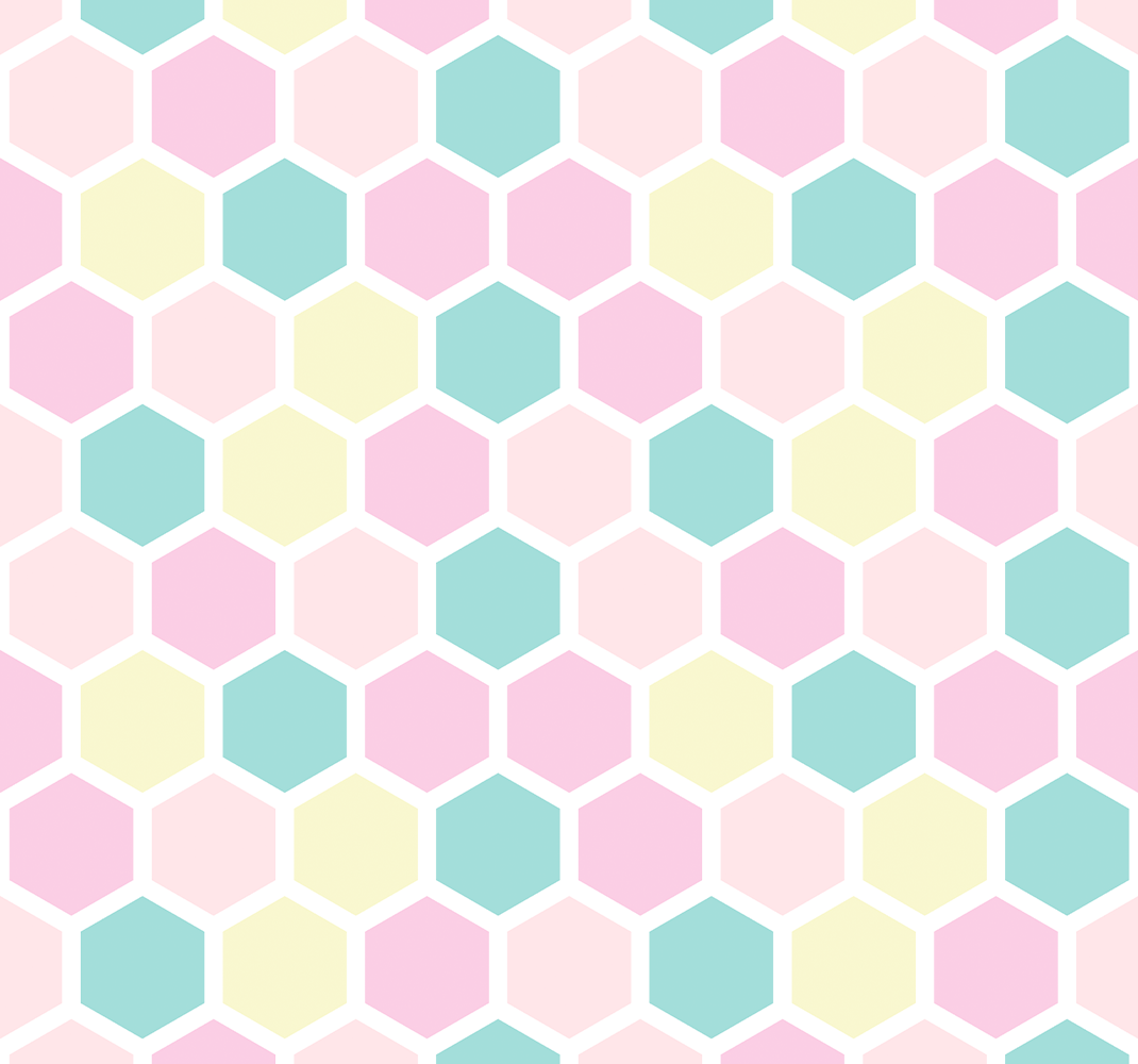 Geometrik pvc halı pastel renkler ve geometrik desenler - TenStickers