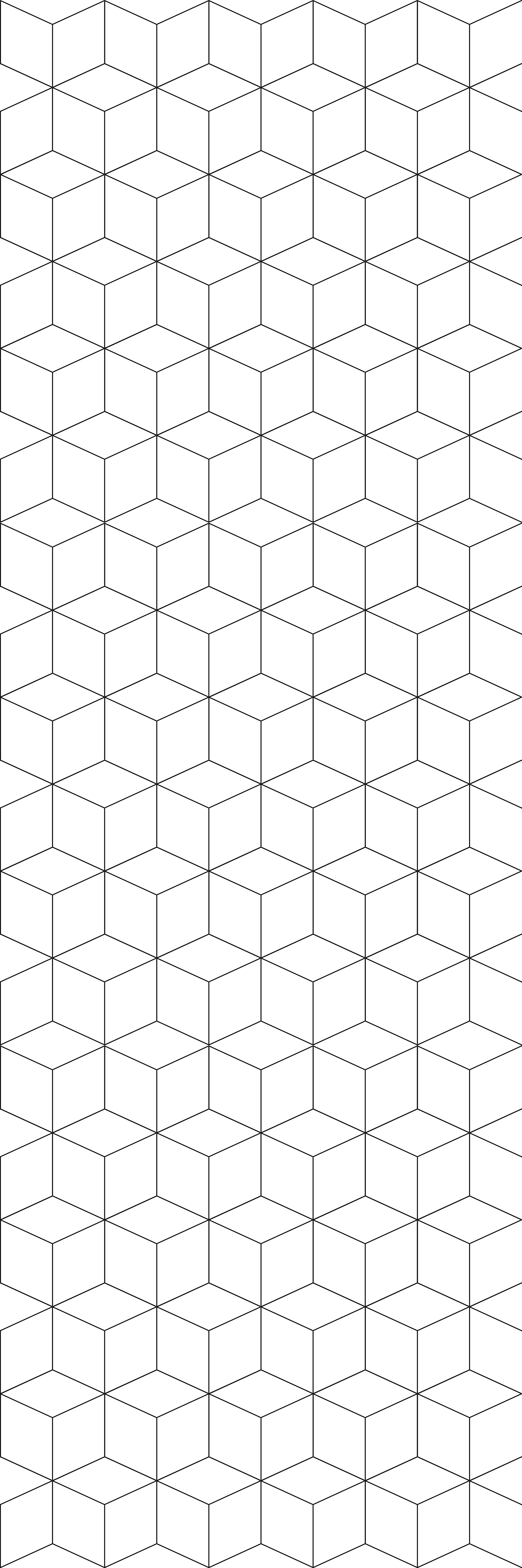 Geometrik pvc halı - geometrik küp deseni - TenStickers