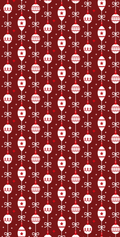 Noel pvc halı christmas süsleri - TenStickers