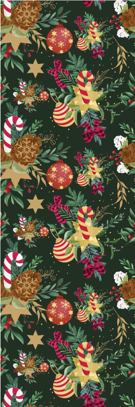 Noel pvc halı dallar noel süslemeleri - TenStickers