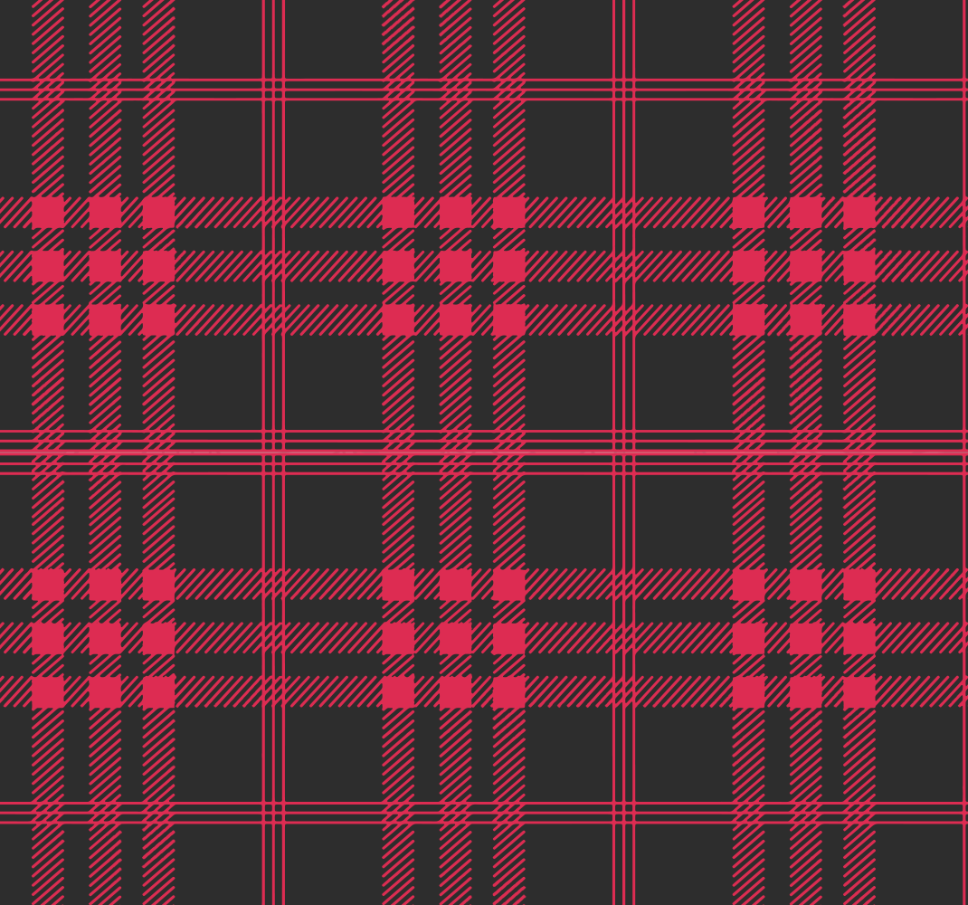 Yatak odası pvc halı noel tartan deseni - TenStickers
