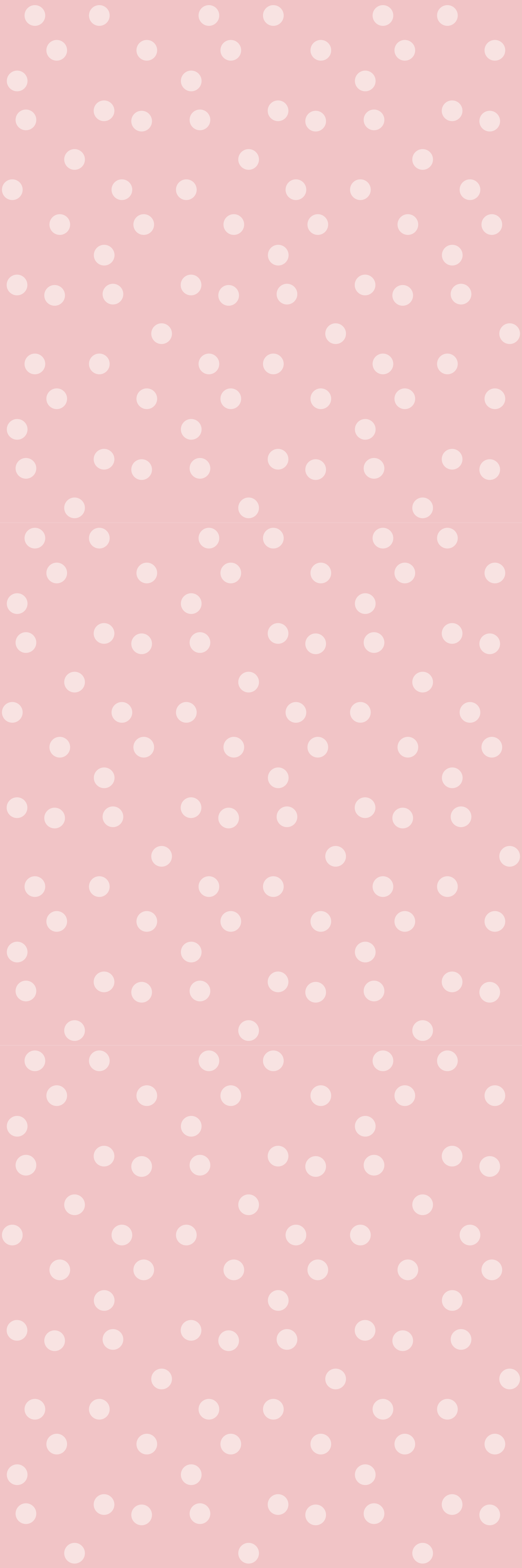 Yatak odası pvc halı - nazik pastel bebek rengi noktalar - TenStickers