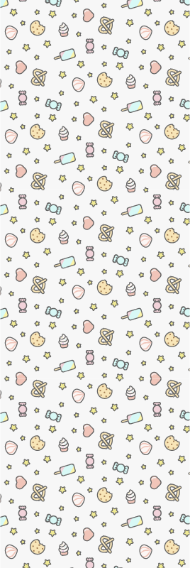 Yatak odası pvc halı sevimli bebek atıştırmalıkları - TenStickers