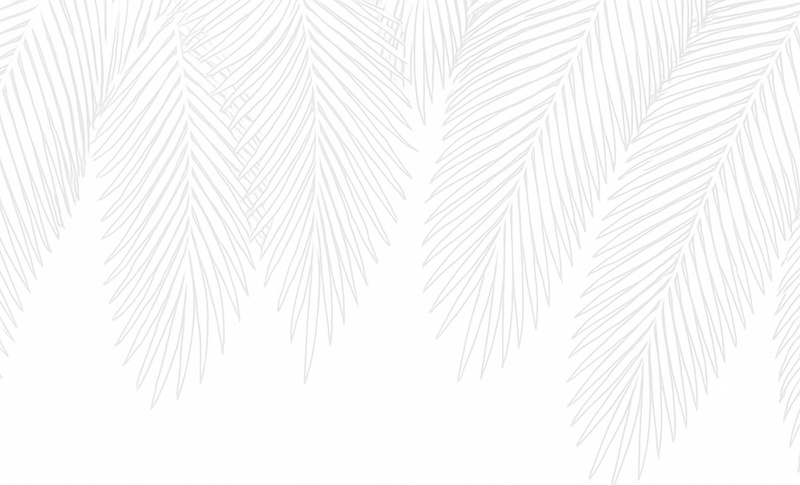 Yatak odası pvc halı neutral palm - TenStickers