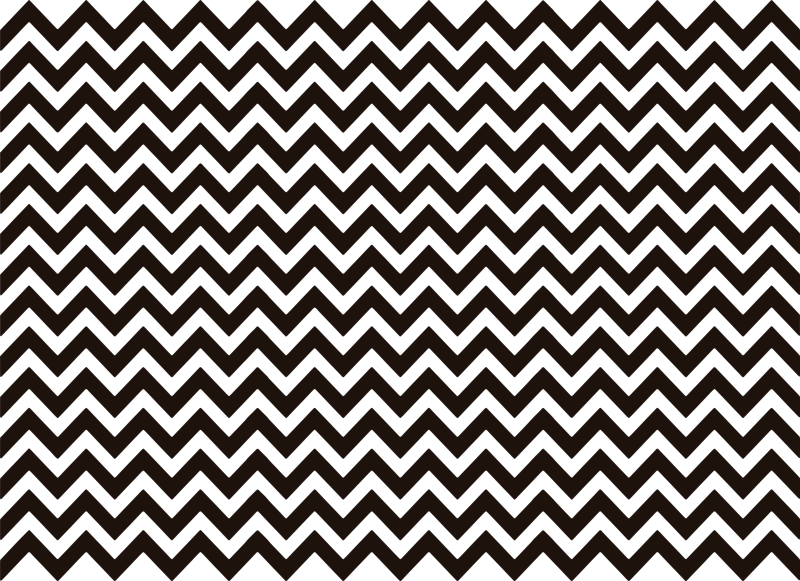 Geometrik pvc halı zigzag desenli halı - TenStickers