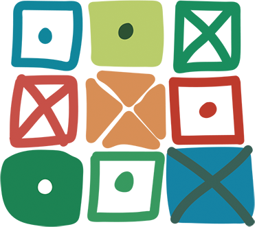 Geometrik pvc halı farklı kareler tasarımı - TenStickers