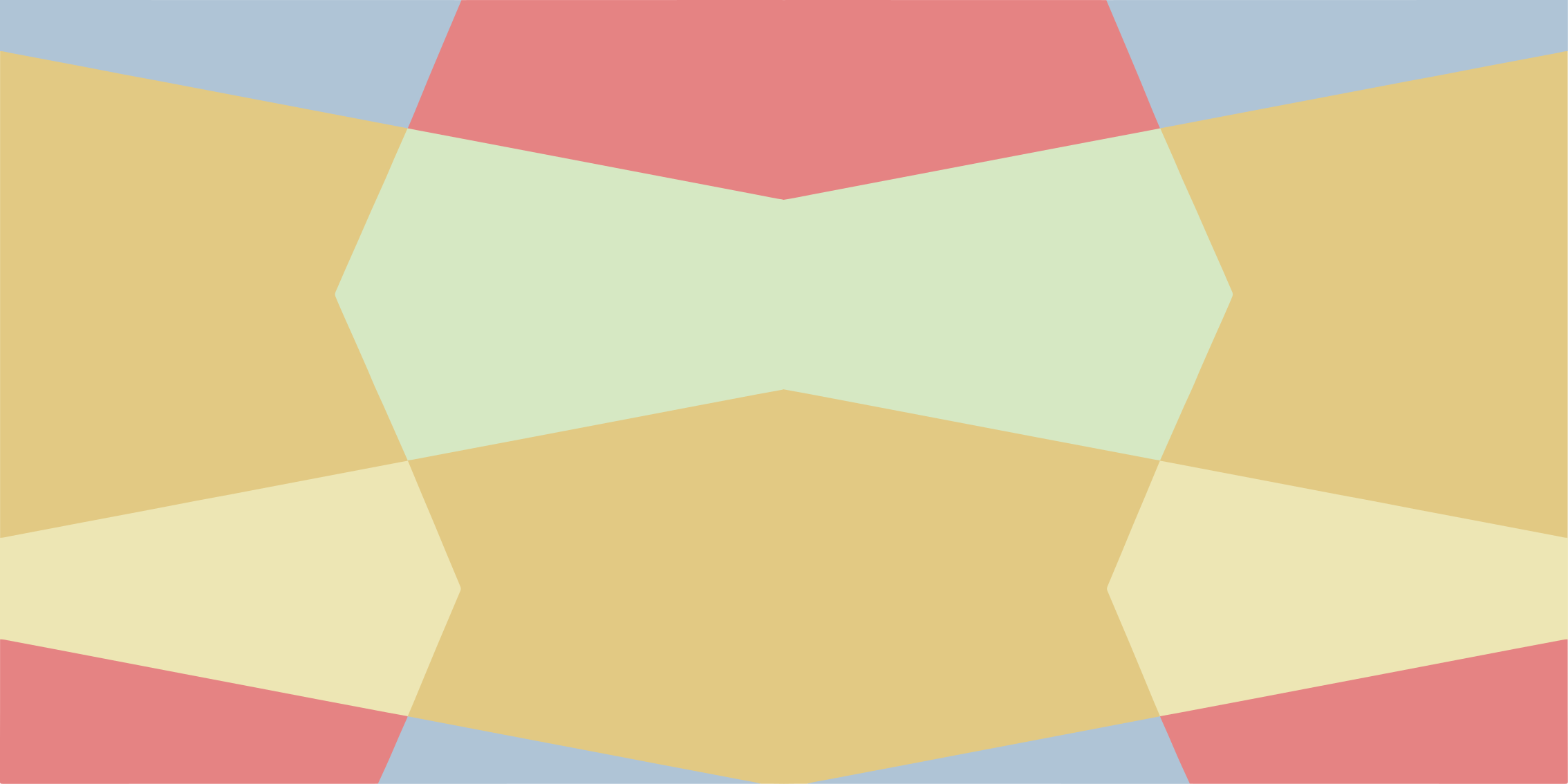 Geometrik pvc halı pastel geometrik renk blokları - TenStickers