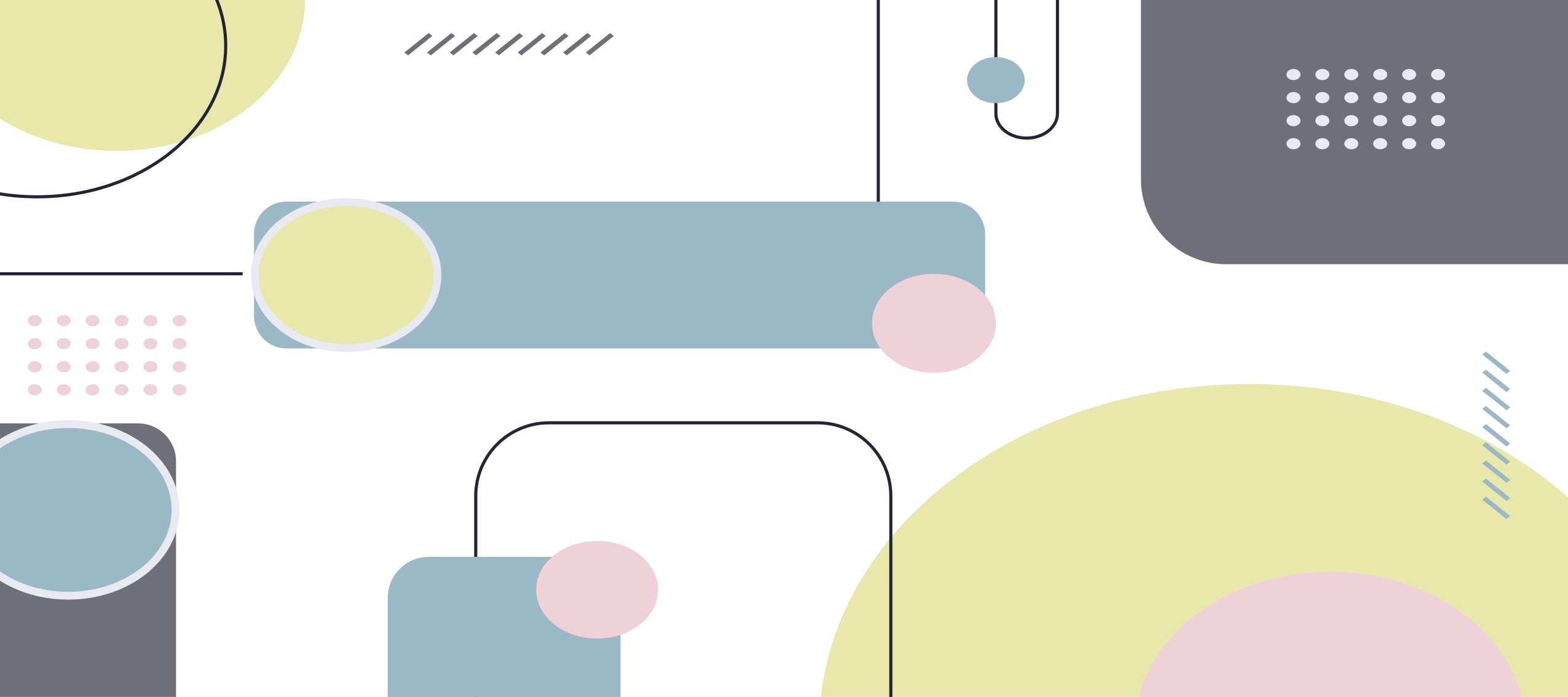 Geometrik pvc halı - pastel geometrik arka plan - TenStickers