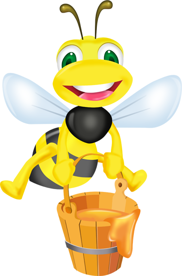 Çocukta pvc halı arı bal küpü duvar çıkartması - TenStickers