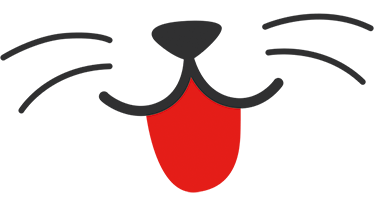 Çocukta pvc halı kedi ağzı ve burnu çıkartması - TenStickers