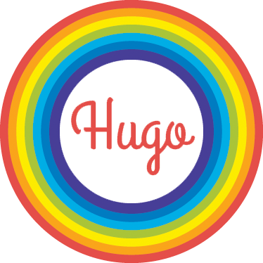 Çocukta pvc halı - İsimli gökkuşağı daire - TenStickers