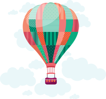 Çocukta pvc halı yama balonları - TenStickers