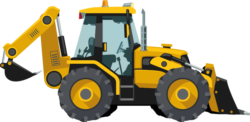 Çocukta pvc halı gerçekçi traktör - TenStickers