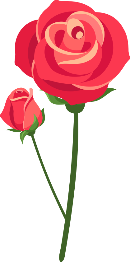 Yatak odası pvc halı 3d güller - TenStickers