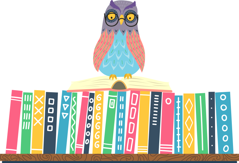 Yatak odası pvc halı - gözlük takan sevimli baykuş - TenStickers