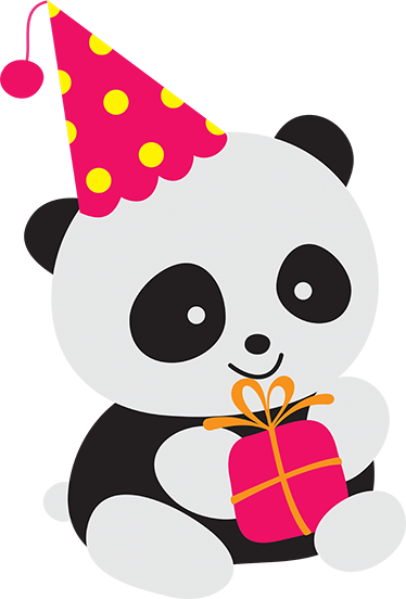 Çocukta pvc halı hediye ile bebek panda - TenStickers