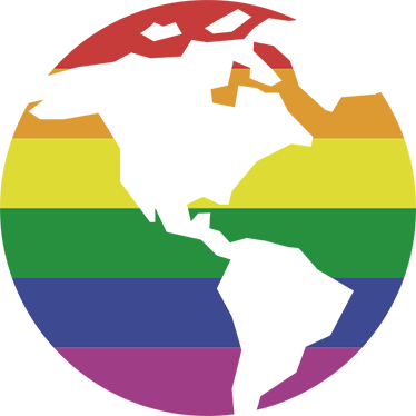 Dünya haritası pvc halı - lgbt dünya haritası halısı - TenStickers