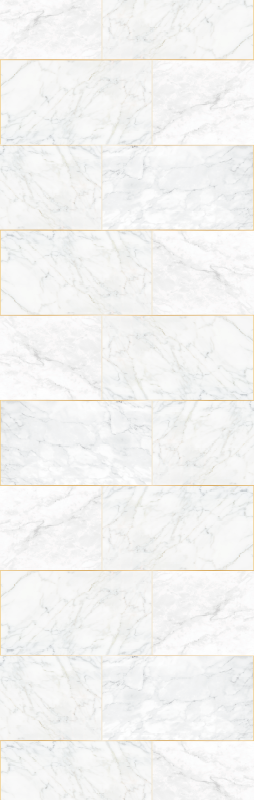 Banyo pvc halı gri tonlar altın mermer - TenStickers