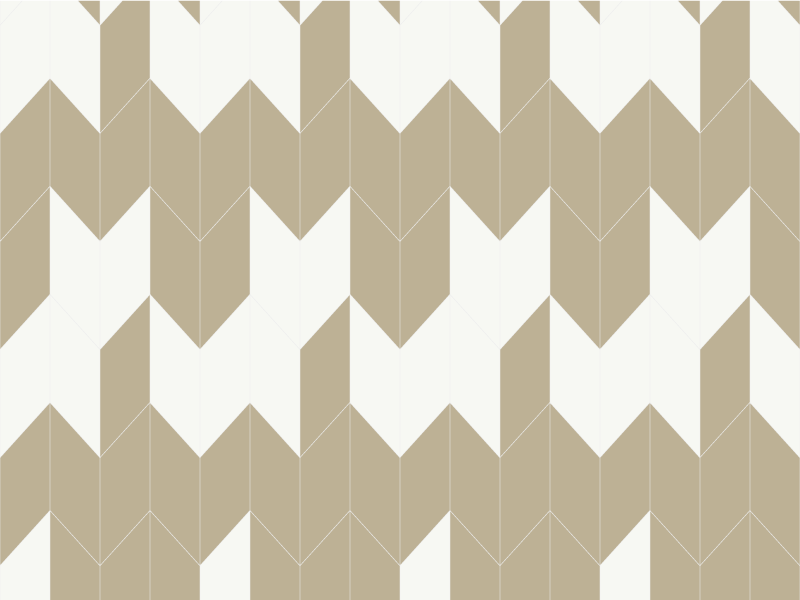 Banyo pvc halı beyaz ve bej geometrik desenli - TenStickers