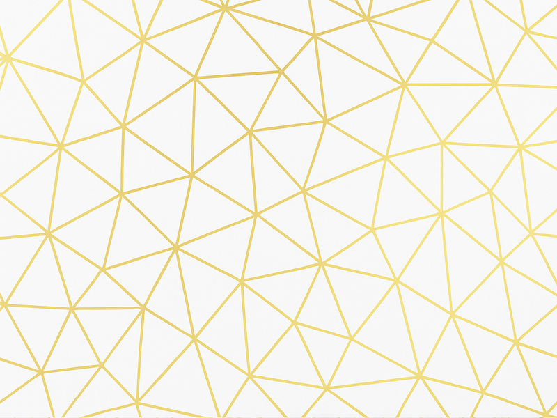 Geometrik pvc halı altın geometrik prizma mozaik - TenStickers