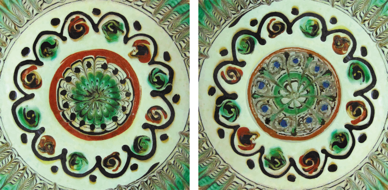 Mutfak pvc halı horezu desenli - TenStickers