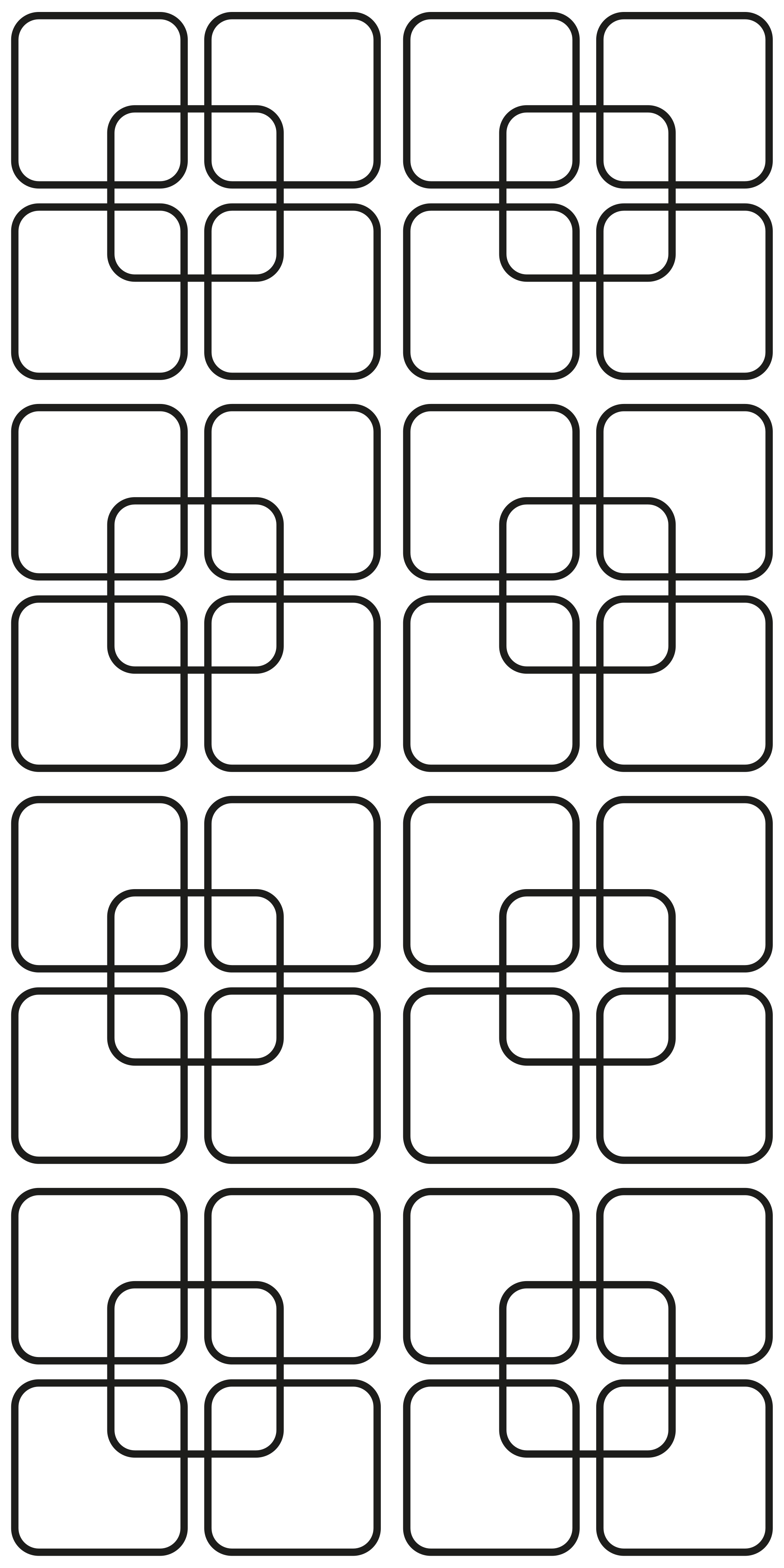 Mutfak pvc halı siyah kareler şehir deseni - TenStickers
