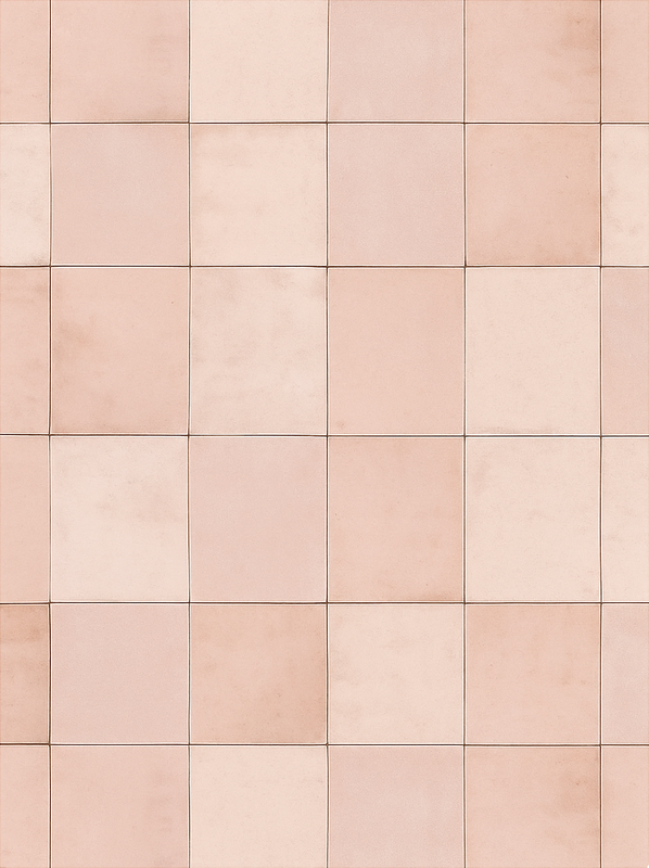 Mutfak pvc halı pembe fayans deseni - TenStickers