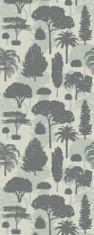 Yatak odası pvc halı nordic tarzı ağaç desenleri - TenStickers