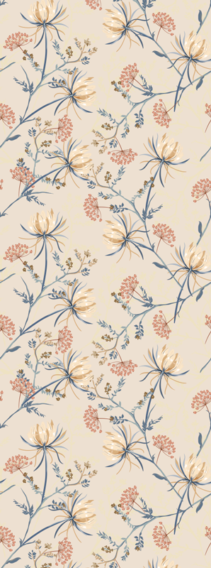 Yatak odası pvc halı - cennet sırası - TenStickers