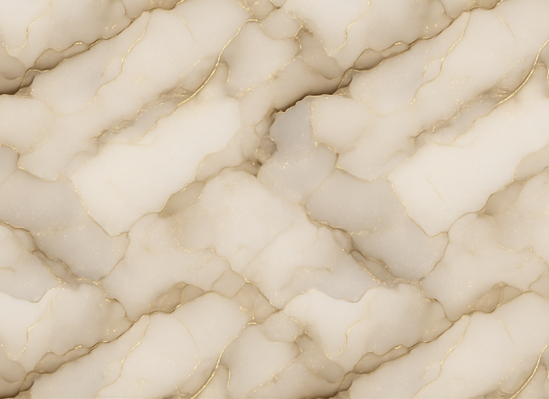 Yatak odası pvc halı lüks beyaz ve altın mermer - TenStickers