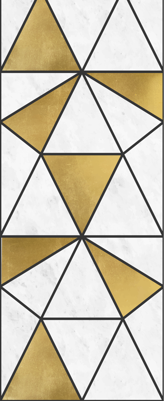 Ofis pvc halı geometrik mermer desenli - TenStickers