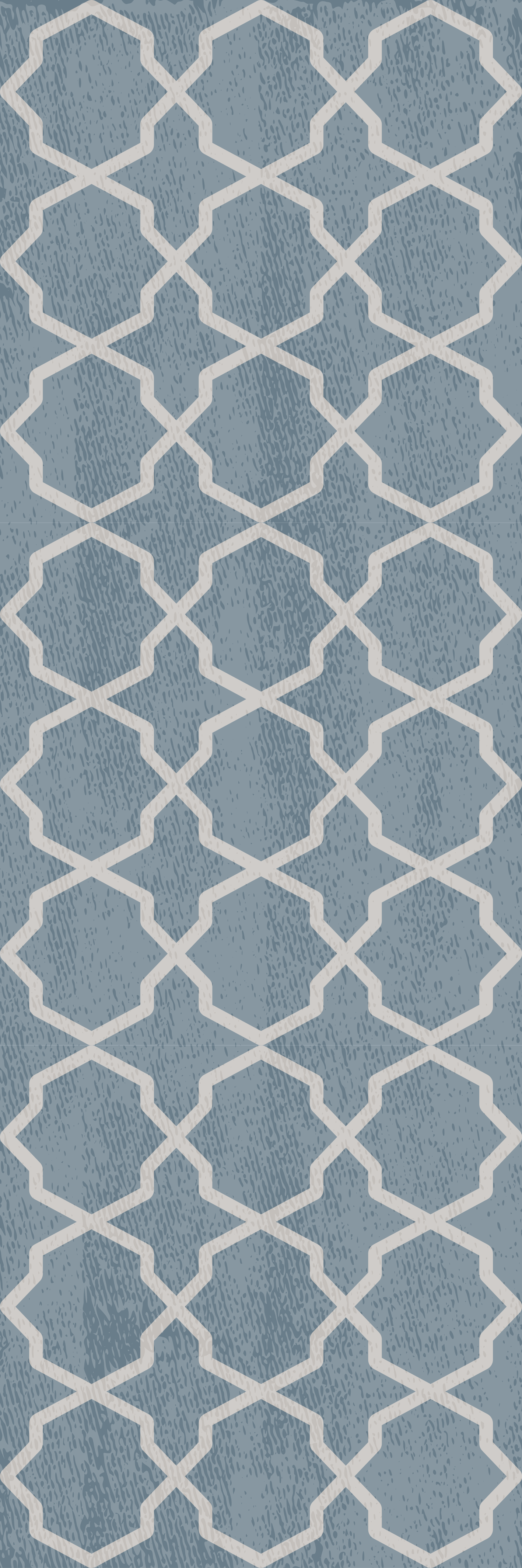 Yatak odası pvc halı gri hamptons deseni - TenStickers