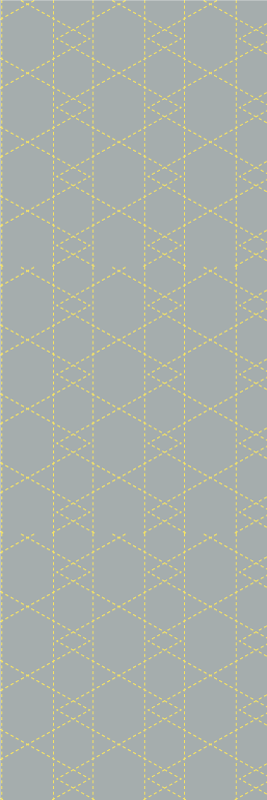 Yatak odası pvc halı - pantone origami üçgenler - TenStickers
