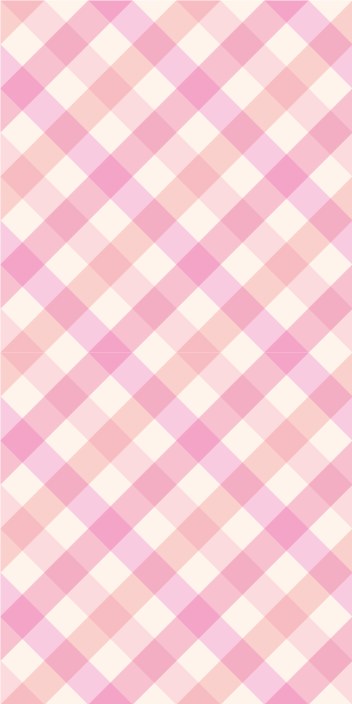 Yatak odası pvc halı pembe kare desenli - TenStickers