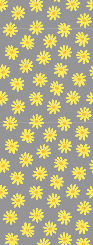 Yatak odası pvc halı pantone calendula rengi - TenStickers