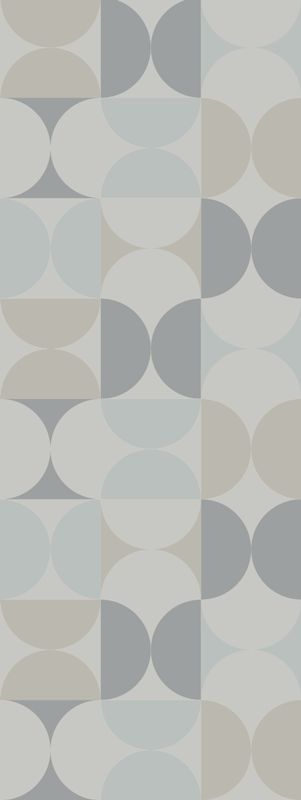 İskandinav pvc halı pastel renk geometrik desen - TenStickers