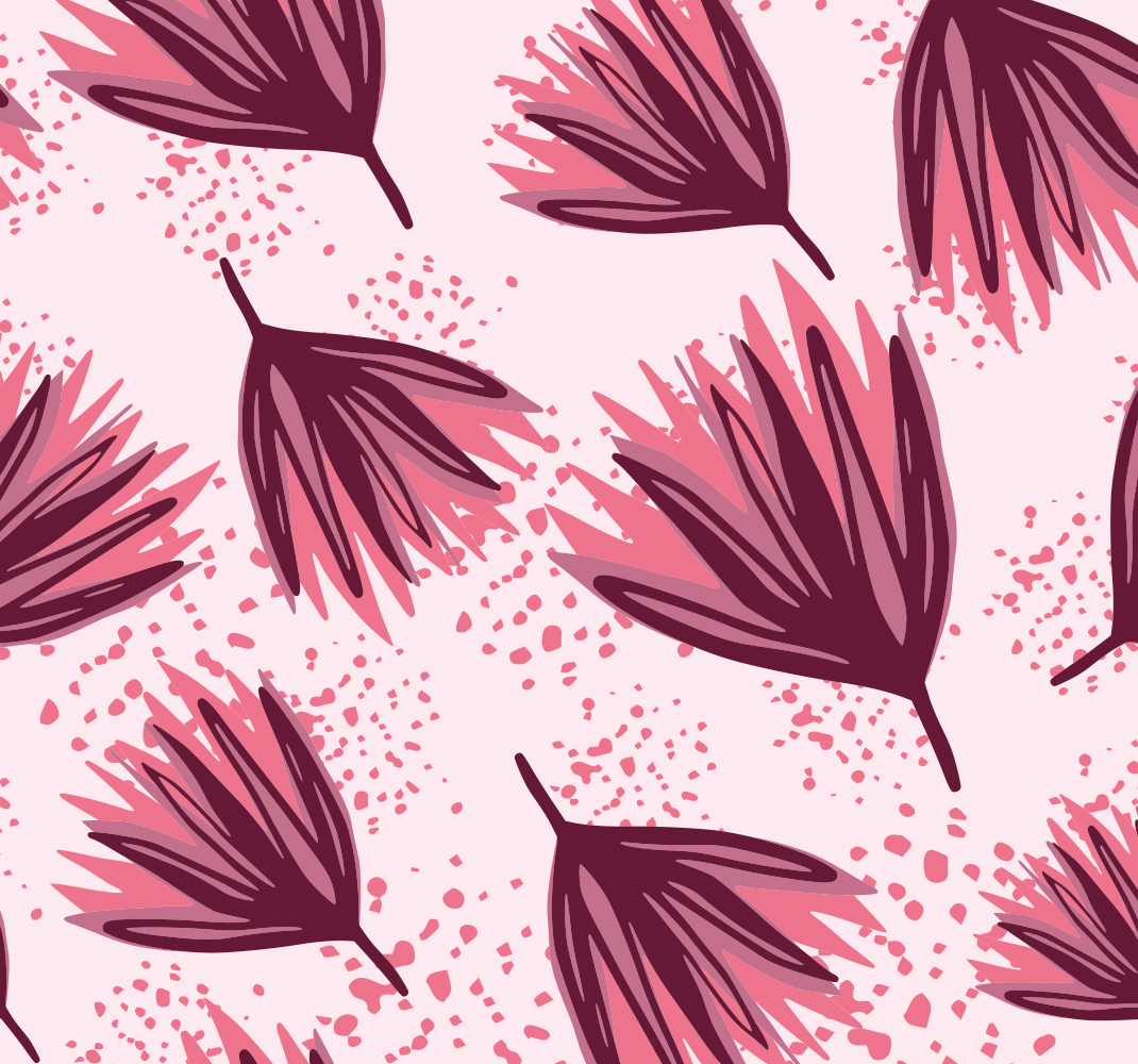 Doğa pvc halı soyut lotus deseni - TenStickers