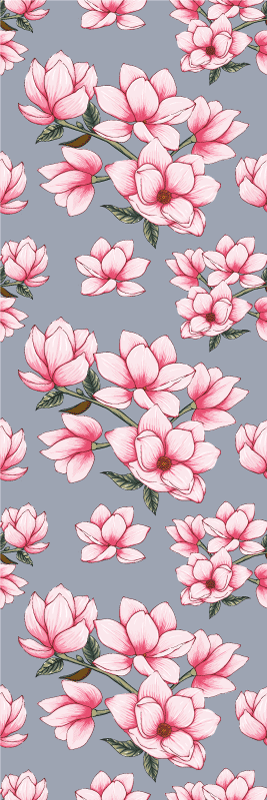 Doğa pvc halı - güzel magnolia çiçekleri - TenStickers