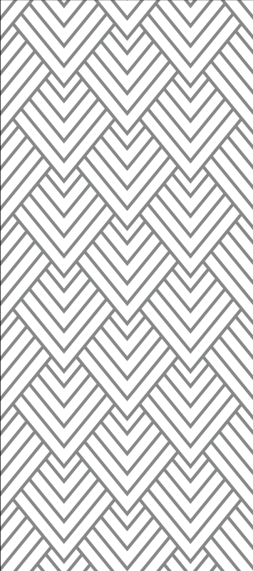 Doku pvc halı beyaz üçgen geometrik desenli - TenStickers
