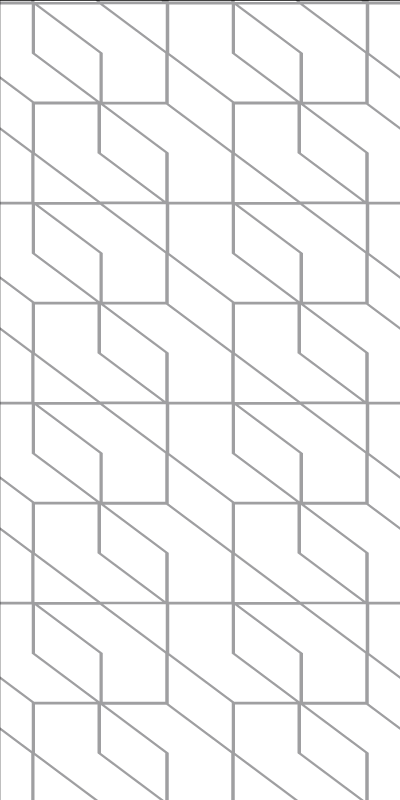 Doku pvc halı geometrik minimal beyaz kare desen - TenStickers