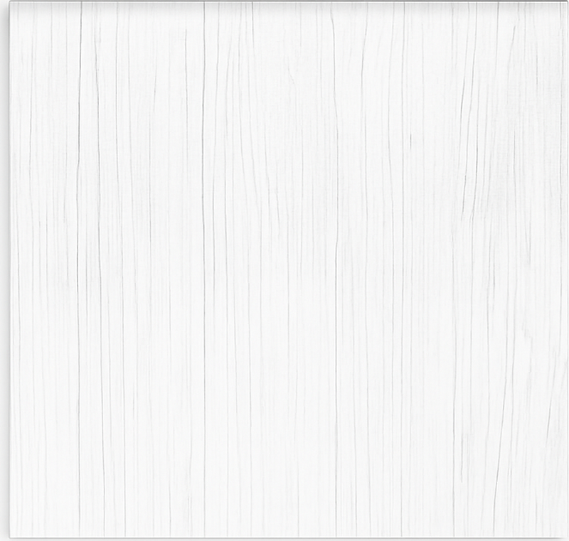 Doku pvc halı - saf beyaz dikey ahşap - TenStickers