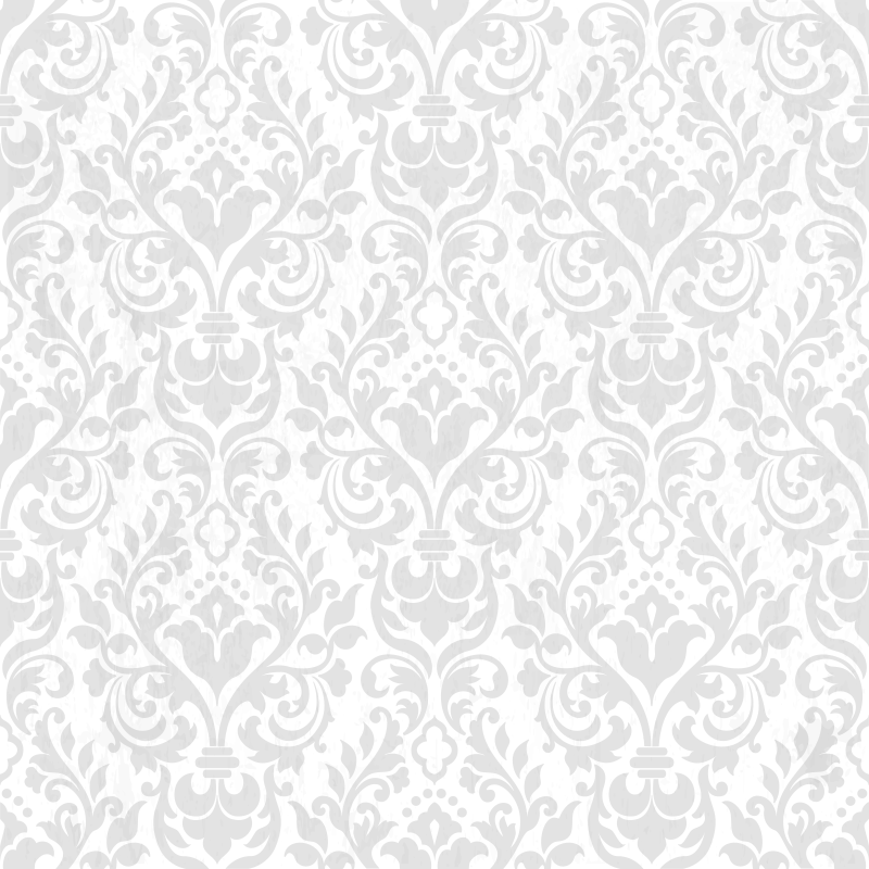 Vintage pvc halı - grunge damask desenli - TenStickers