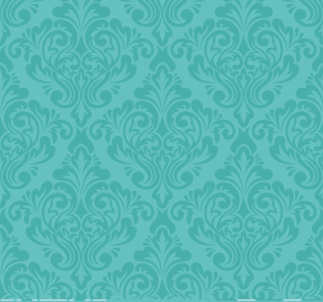 Vintage pvc halı damask desenli - TenStickers